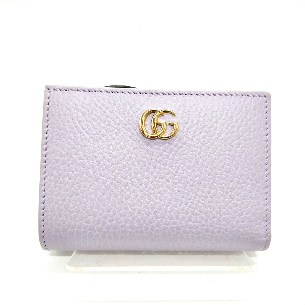 No Tariff Gucci Wallet Purple Leather #195437G15